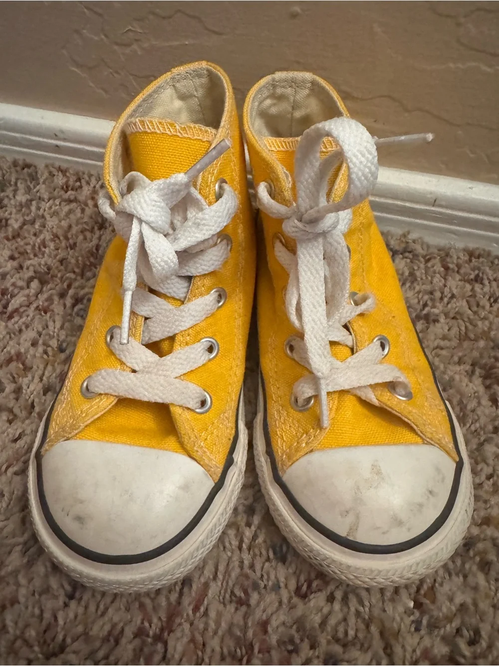 Converse Toddler High-Top Sneakers in Yellow