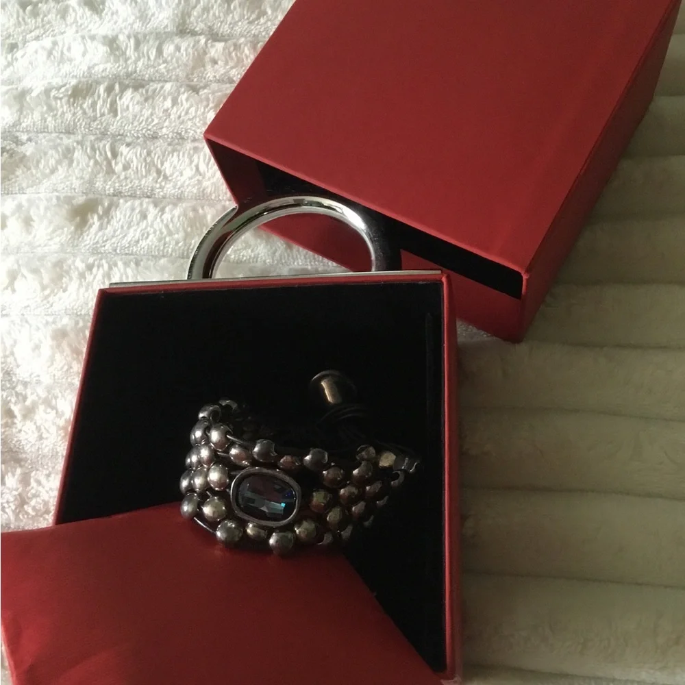 UNO de 50 silver bracelet