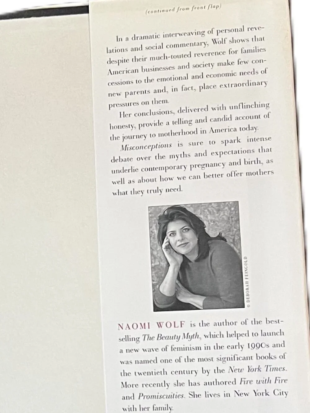 Naomi Wolf misconceptions truth