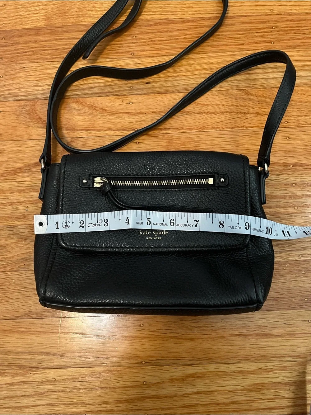 Kate Spade Black Pebbled Leather Crossbody Bag