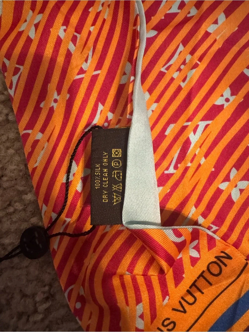 Louis Vuitton slim silk