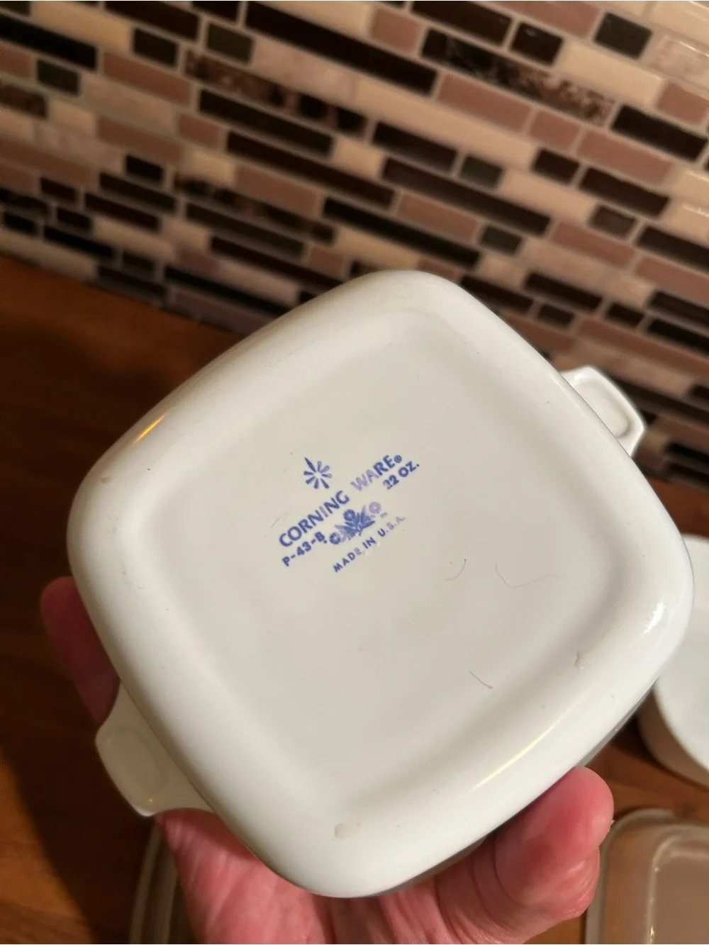 Corningware white ceramic