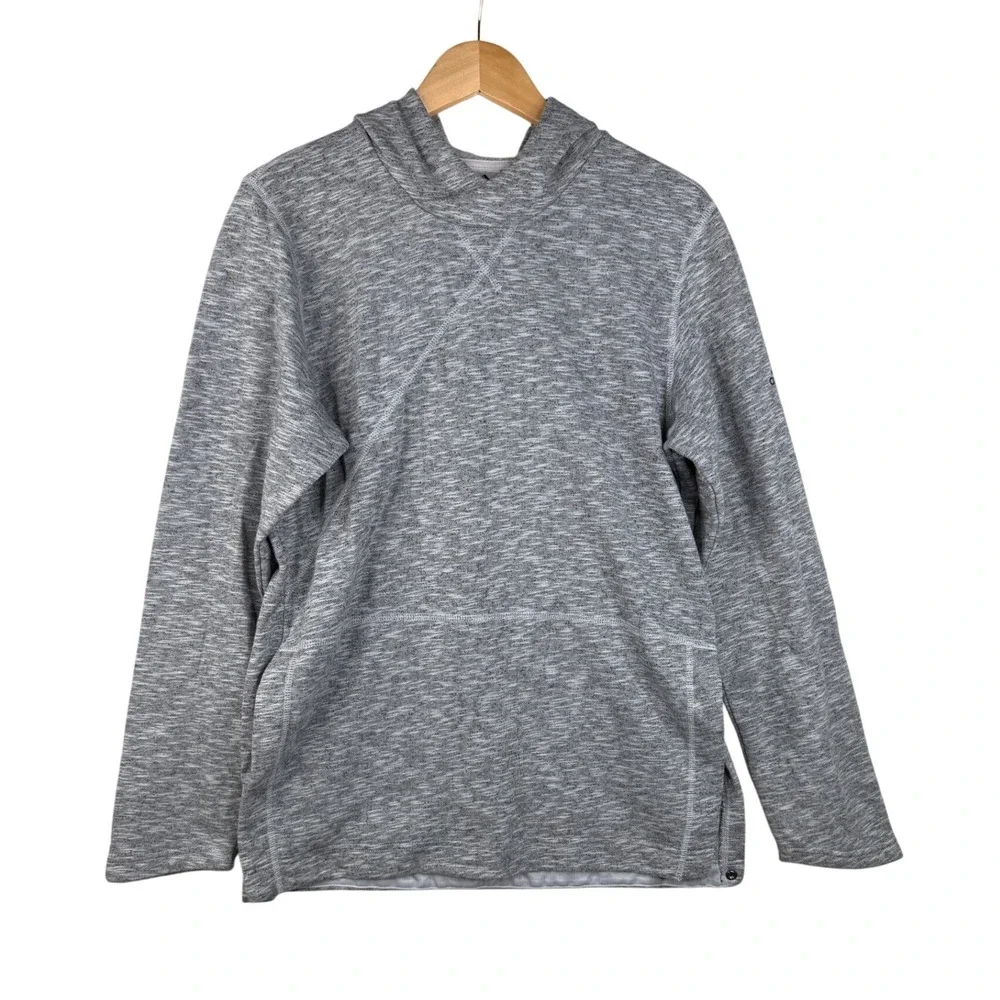 Adidas Men's Crossup Pullover Hoodie size Medium Heather Gray‎