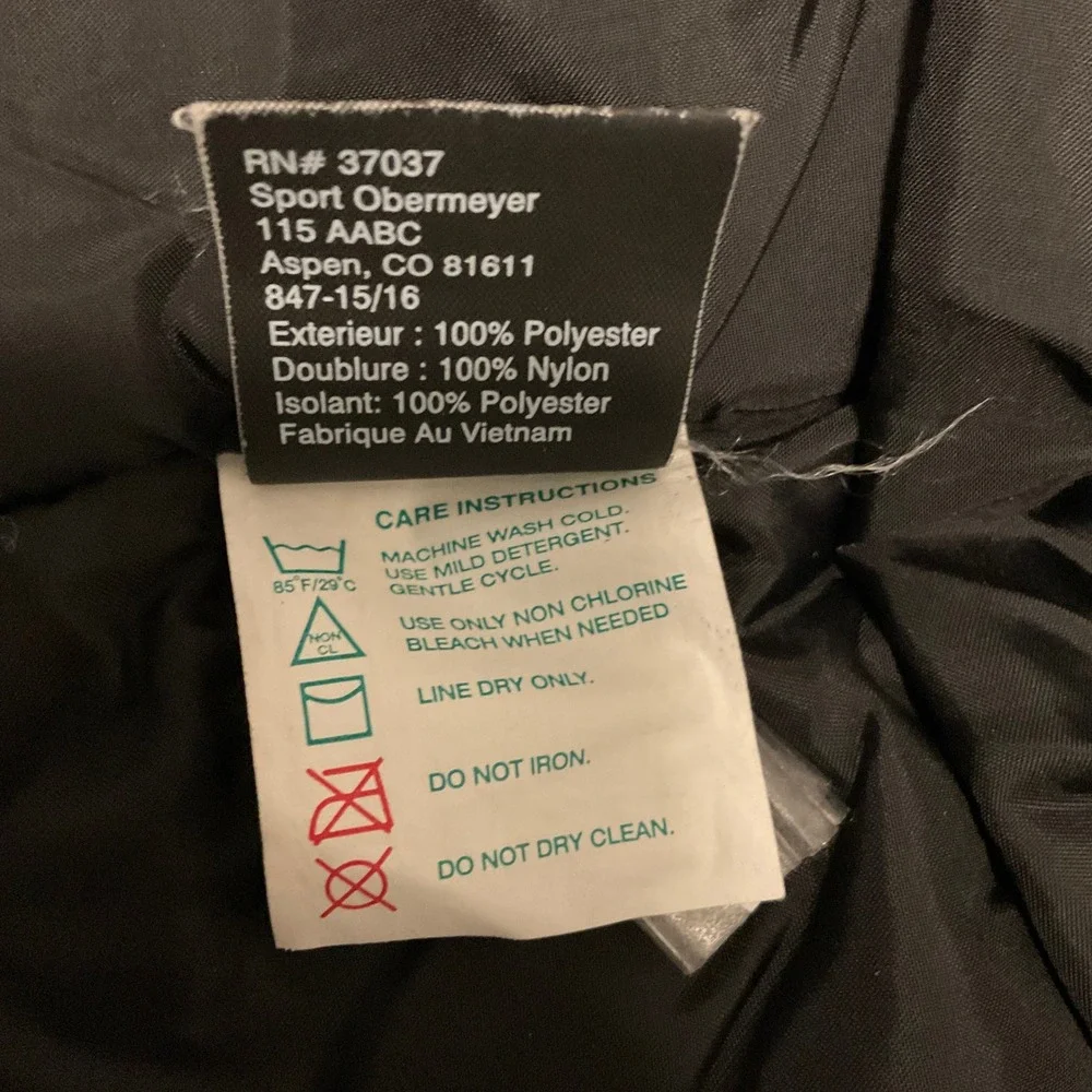 Obermeyer ski jacket