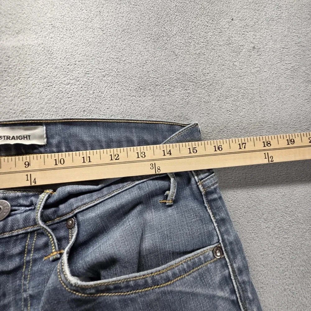 Vintage‎ Levis 504 Jeans Mens 31x32 Blue Straight Engineered Zip Fly Medium Wash