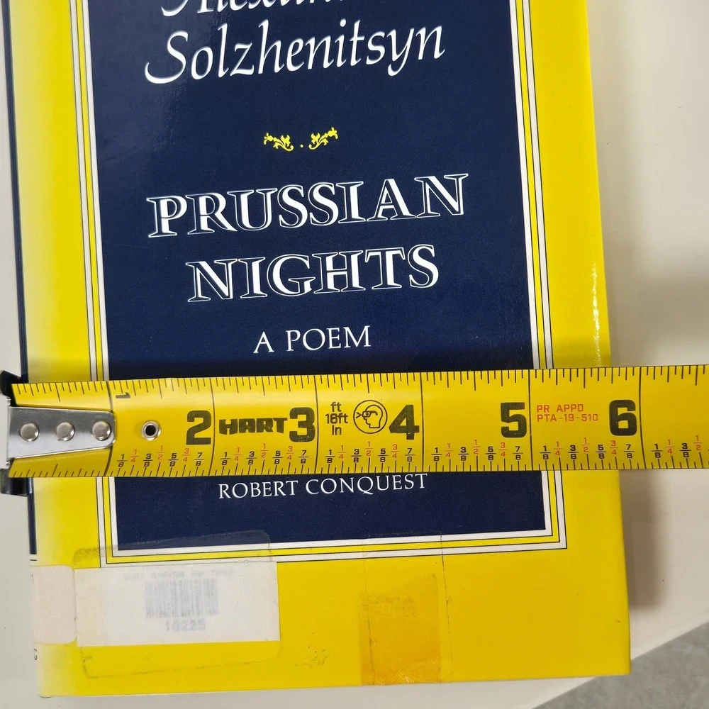 Alexander Solzhenitsyn PRUSSIAN NIGHTS A Poem First Edition 1977 Robert Conquest