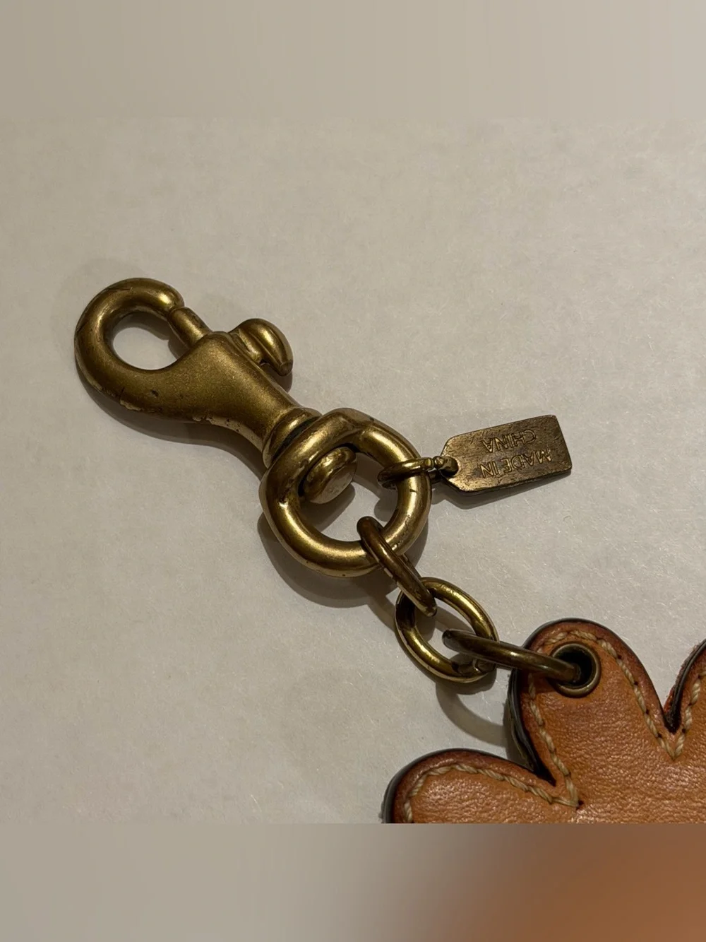 Coach patchwork key