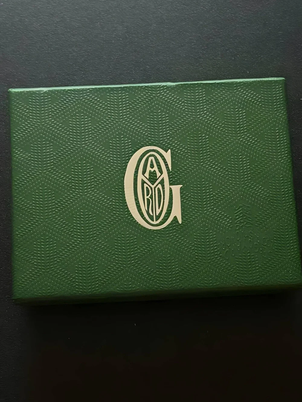 Goyard Burgundy Monogram Card Holder