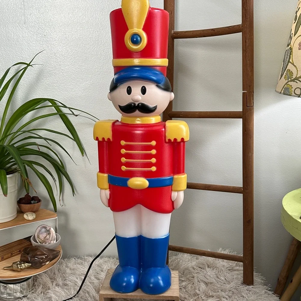 Toy Soldier‎ Christmas Lighted Plastic Outdoor Holiday Decor 24” Tall