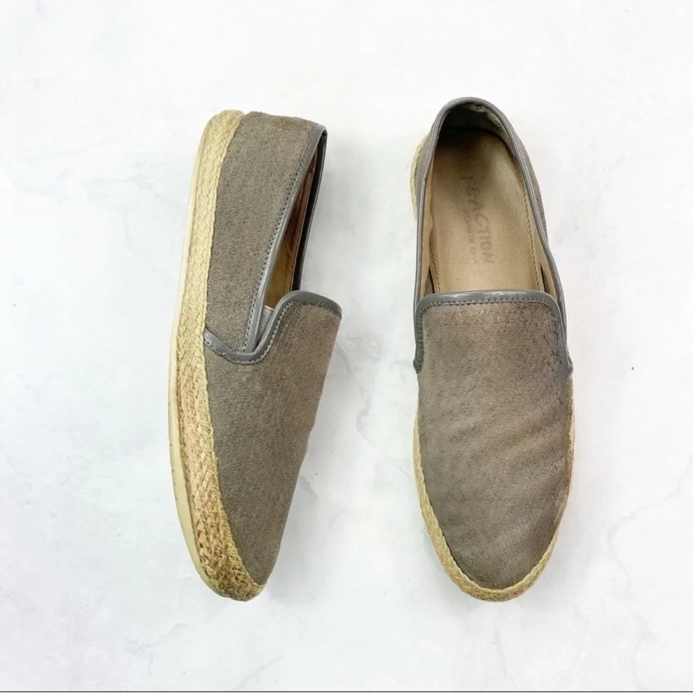 [Kenneth Cole] Grey Slip On Espadrilles