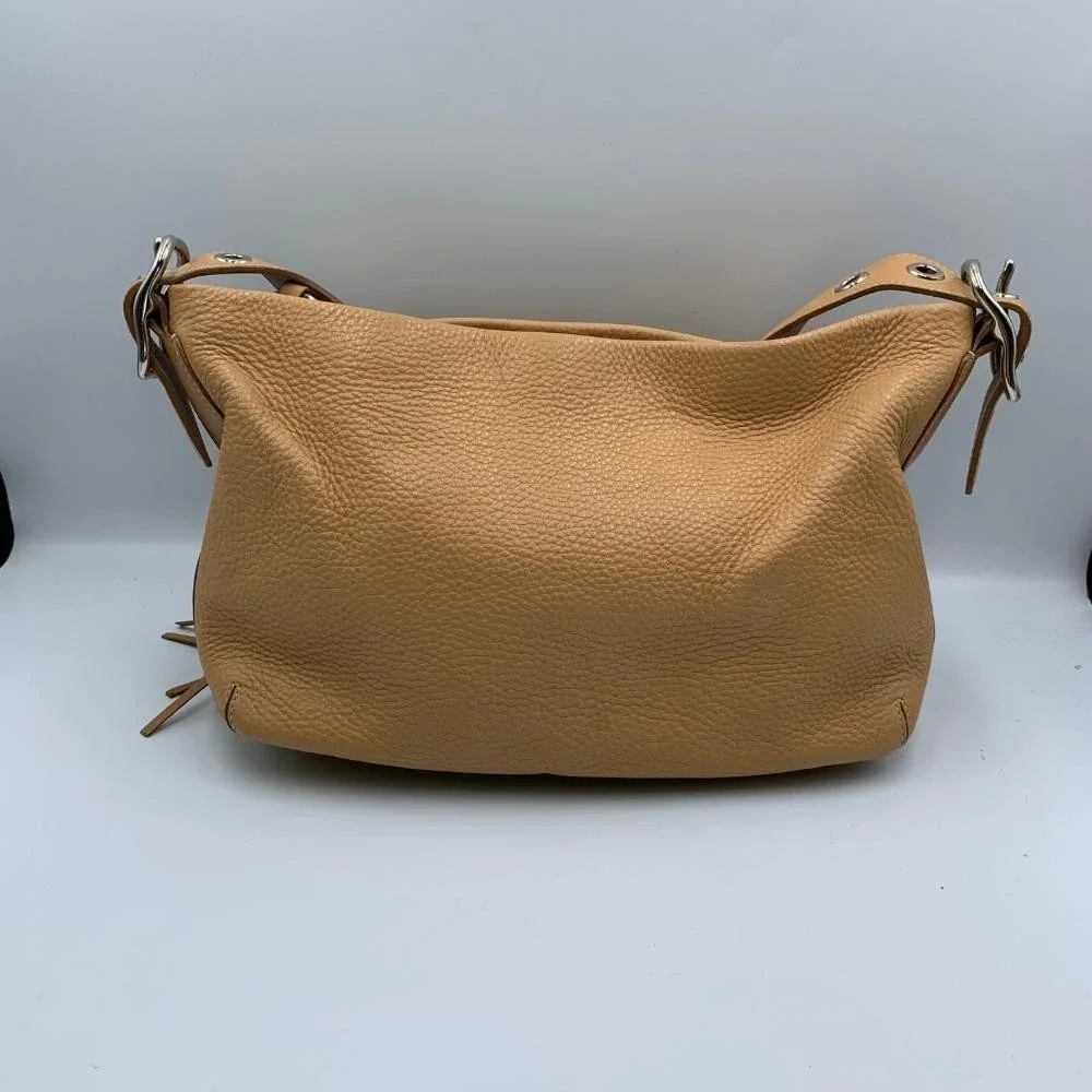 Coach Legacy‎ Handbag Womens Brown Pebbled Leather Adjustable Strap Shoulder Bag