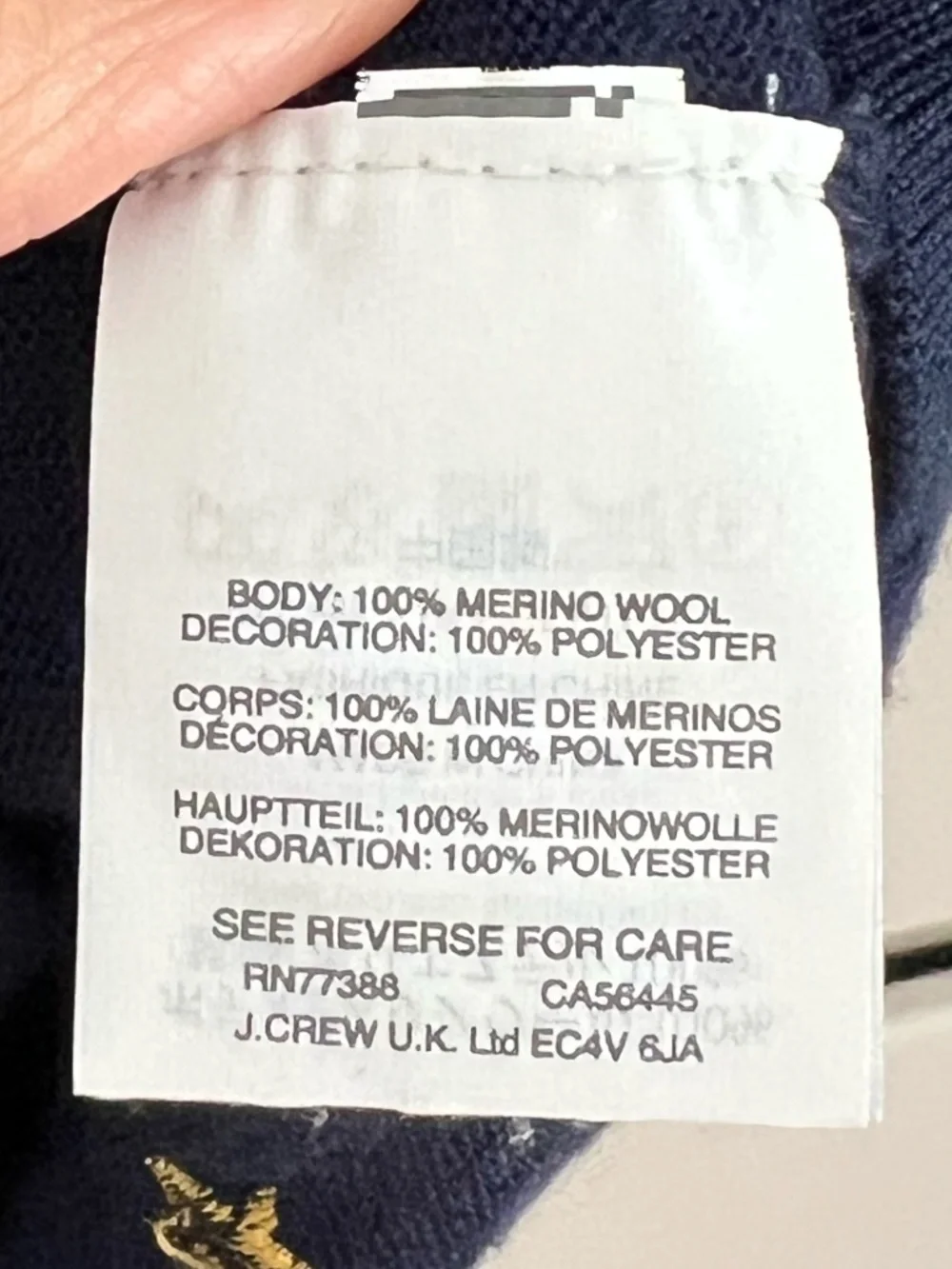 J. Crew crew 100%