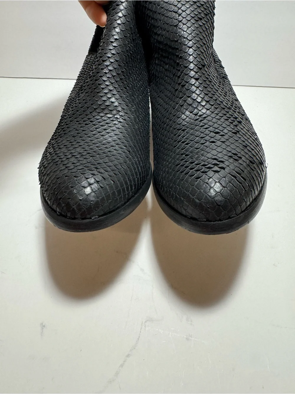 CORDANI women's barrett cobra print slip on boot in black cobra Size 38 US 7.5