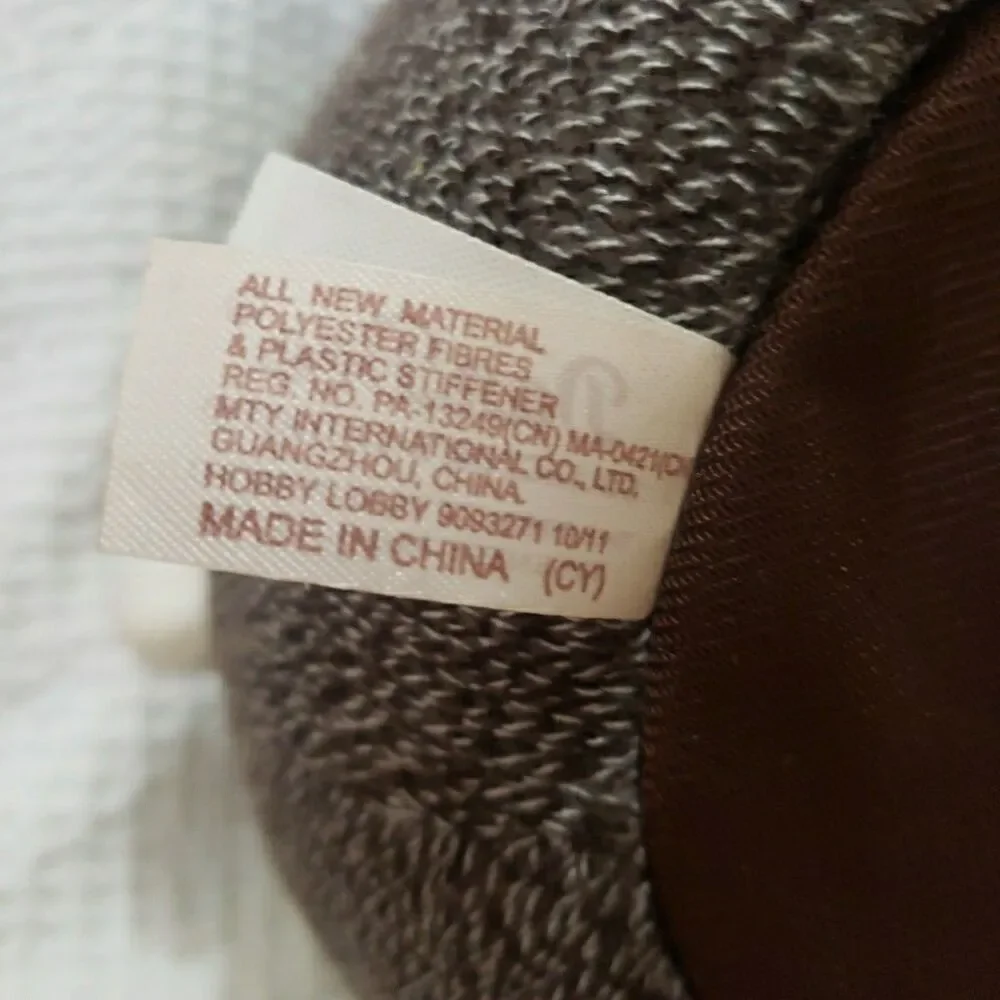 Dan Dee Sock Monkey Plush Basket Bucket Hobby Lobby Collector's