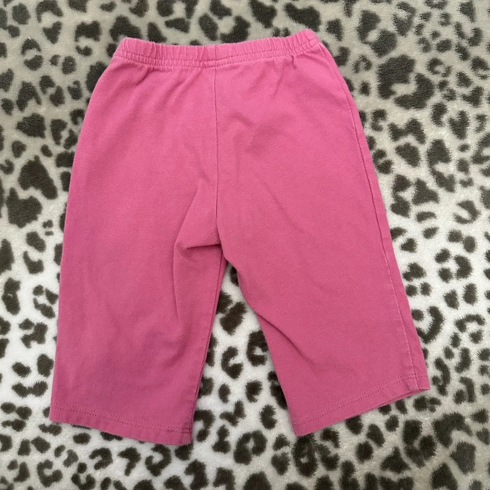 Carter’s Embroidered Bunny Leggings in Pink Size 6 months