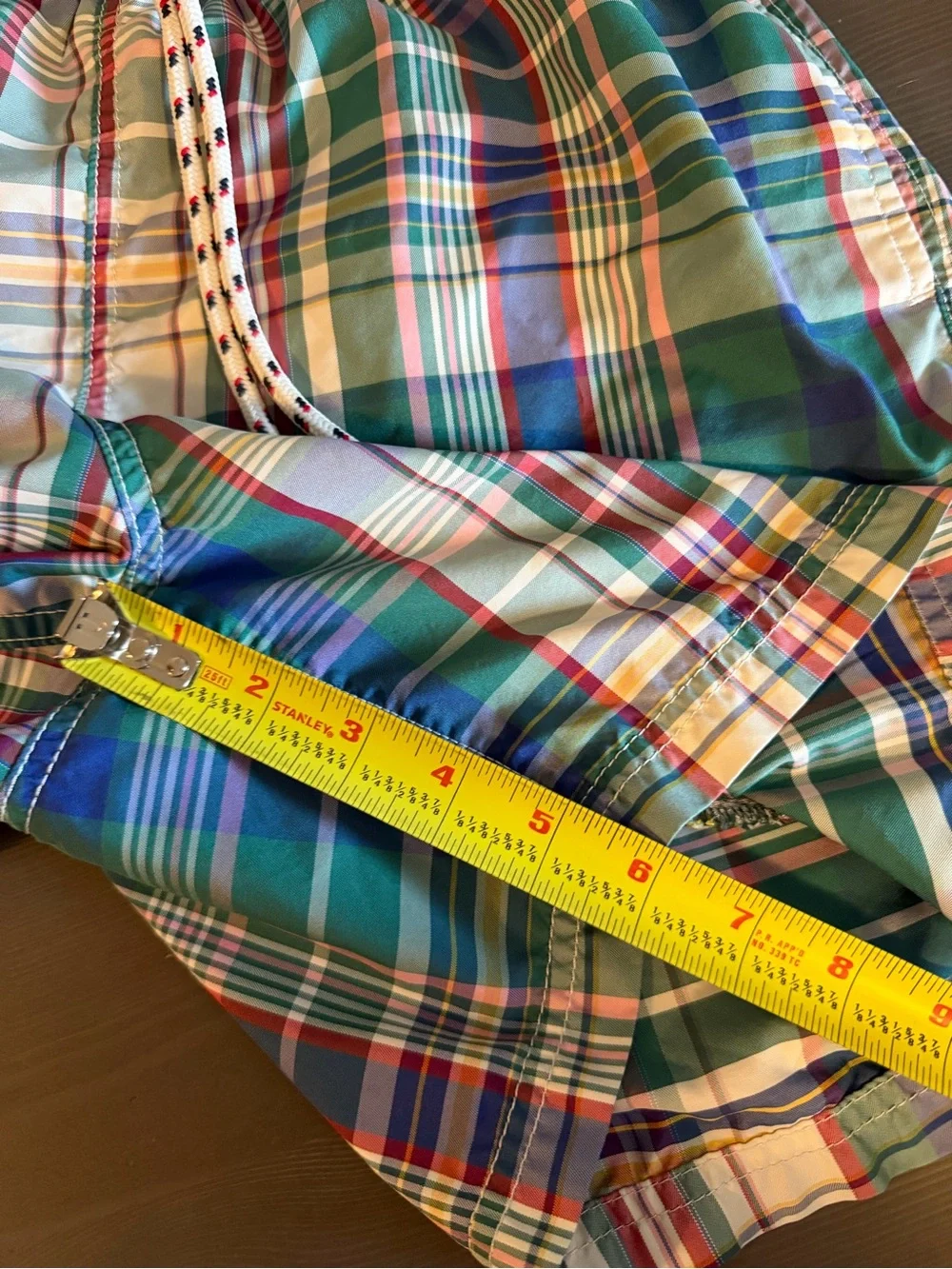 Lands End classic plaid