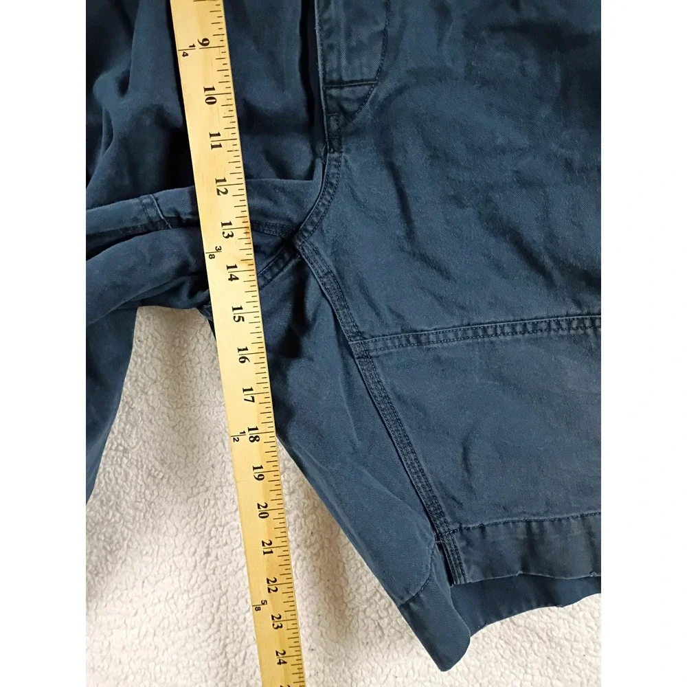 Polo Ralph‎ Lauren Cargo Shorts Mens 48 Navy Blue Classic Chino Cotton Relaxed