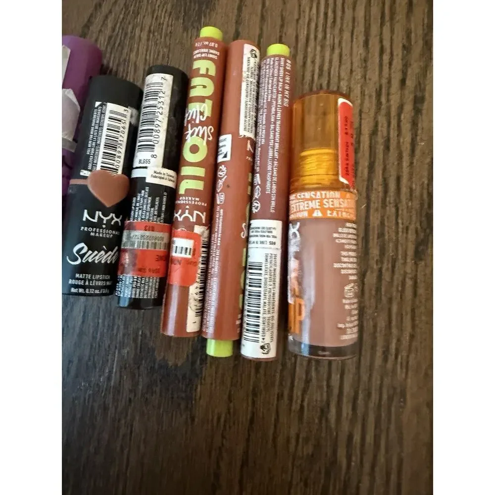 NYX lip products
