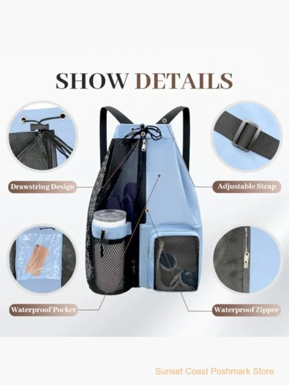 N/A beach backpack
