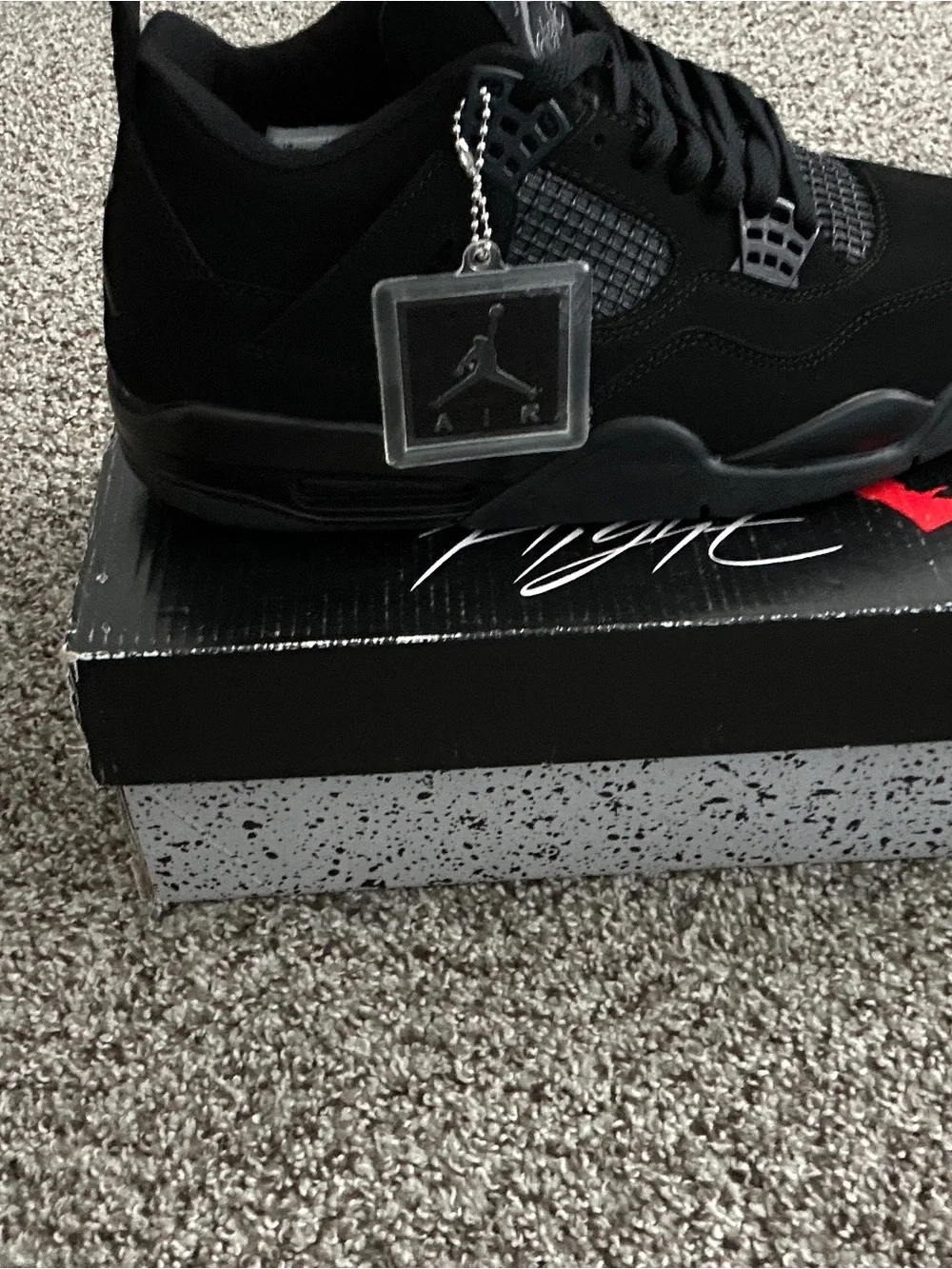 Jordan Men’s Black Suede Basketball Sneakers