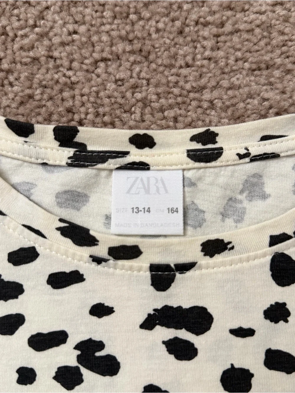 Zara kids cream