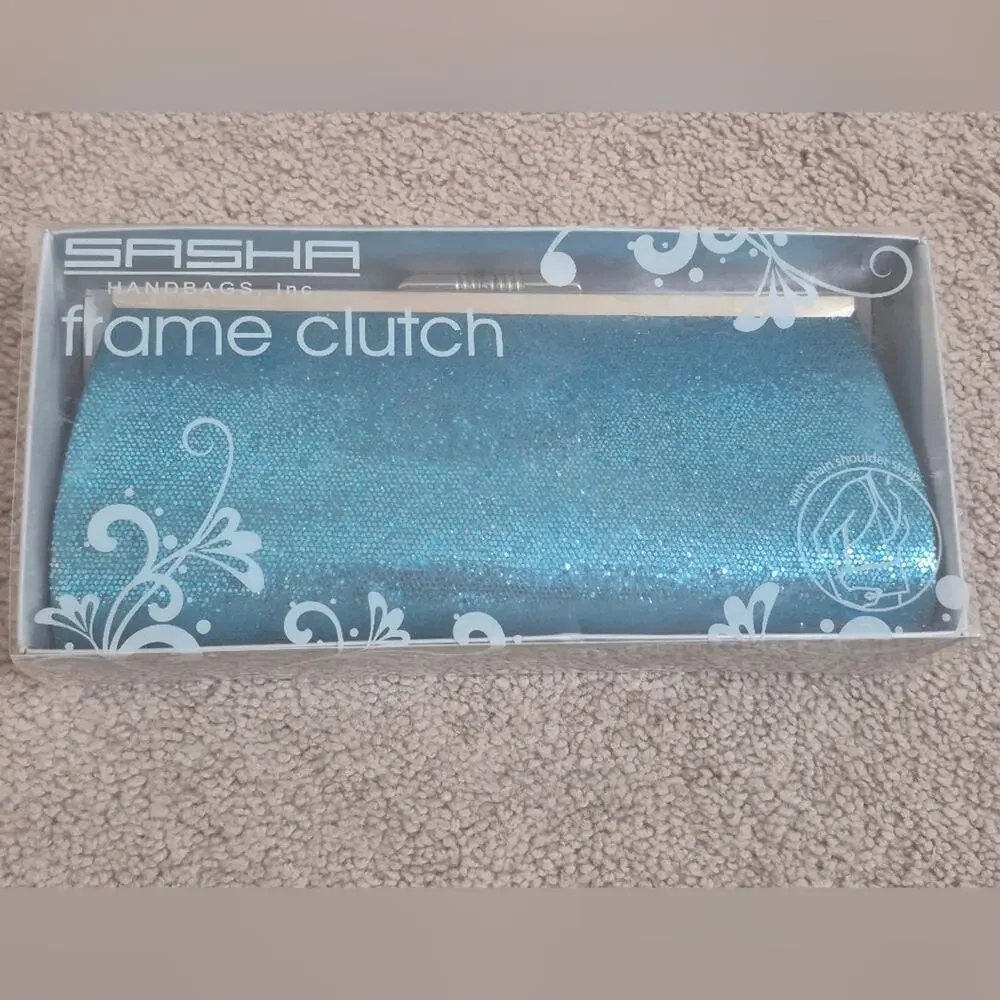Sasha shimmering blue