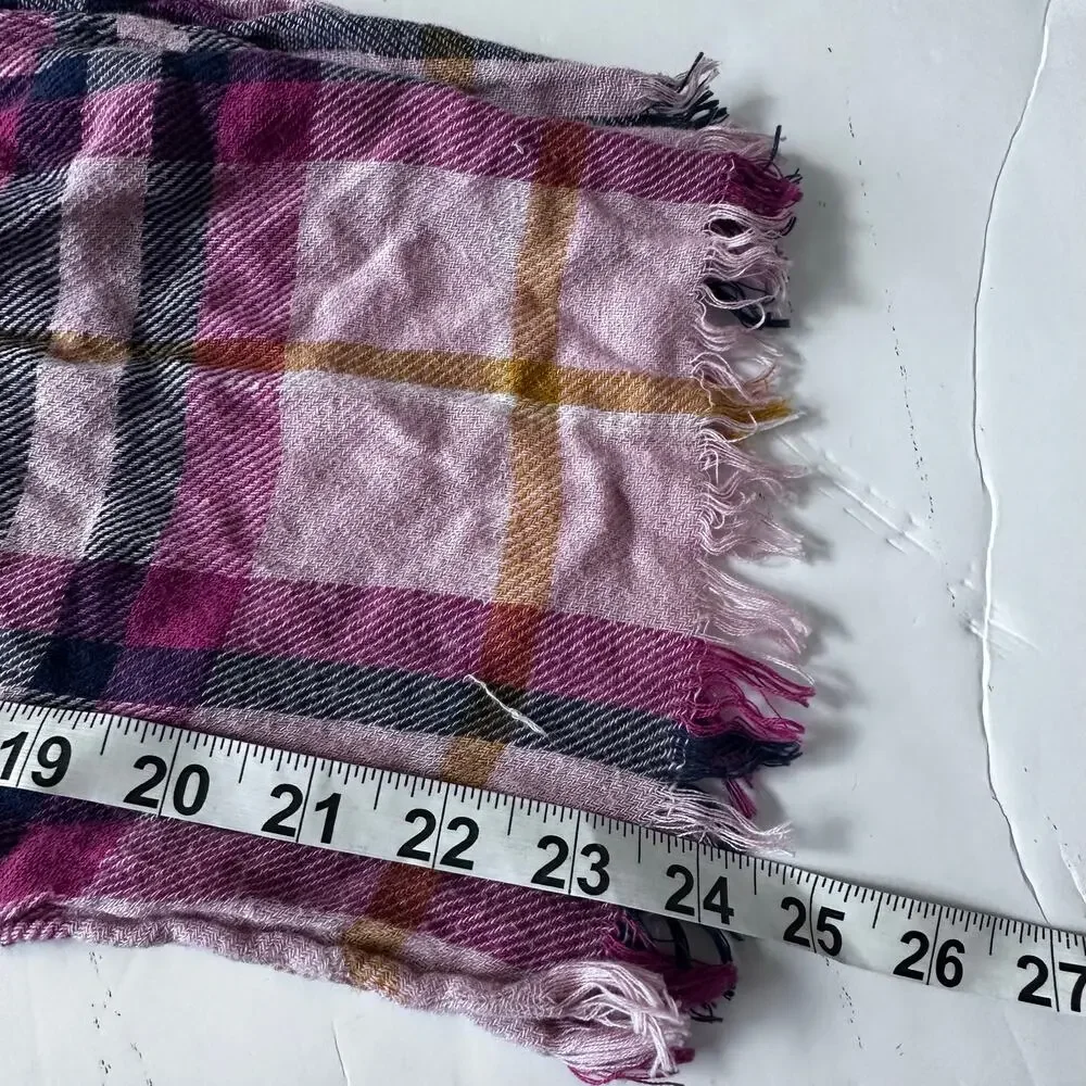 Zara plaid wrap
