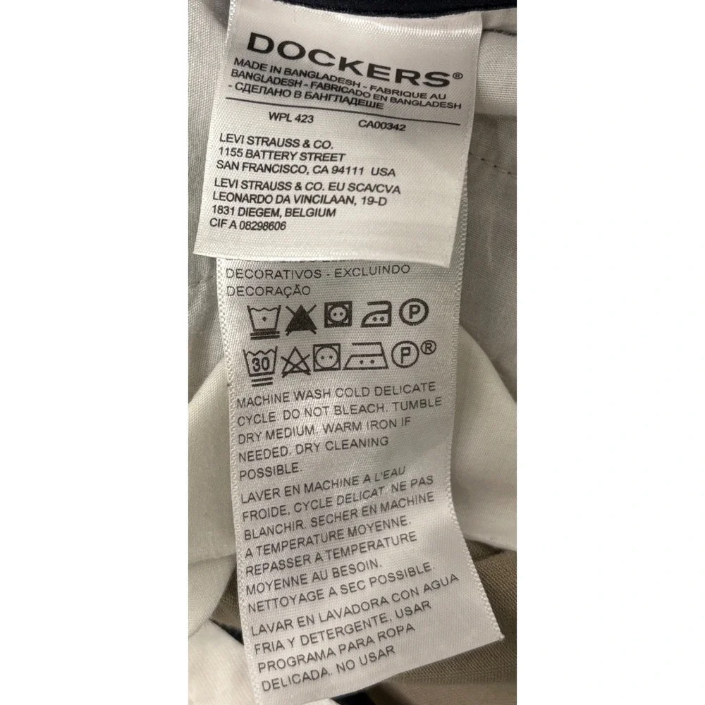 Dockers pleated trousers