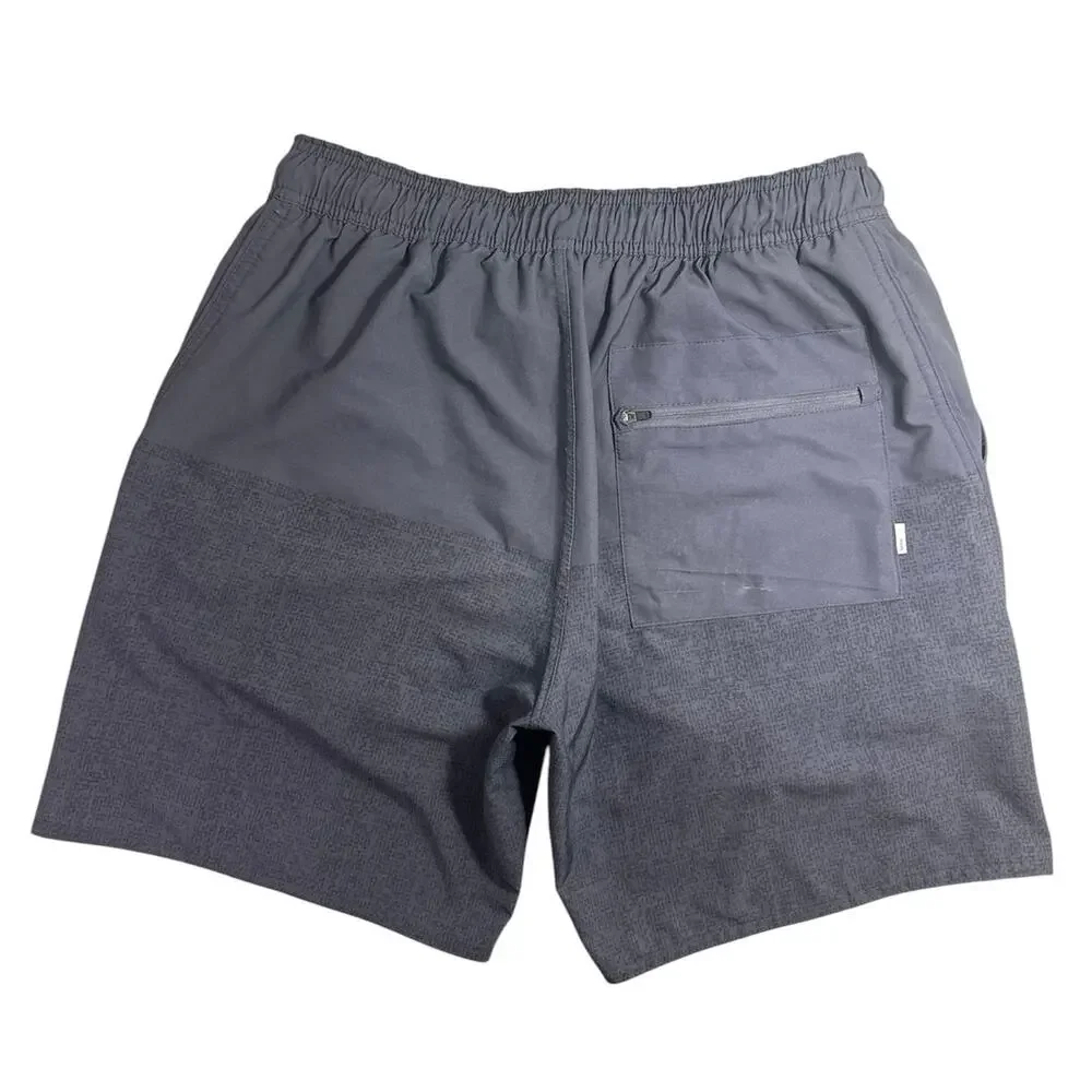 Vuori Kore Shorts Men’s M 7” Gray Athletic Lined Drawstring