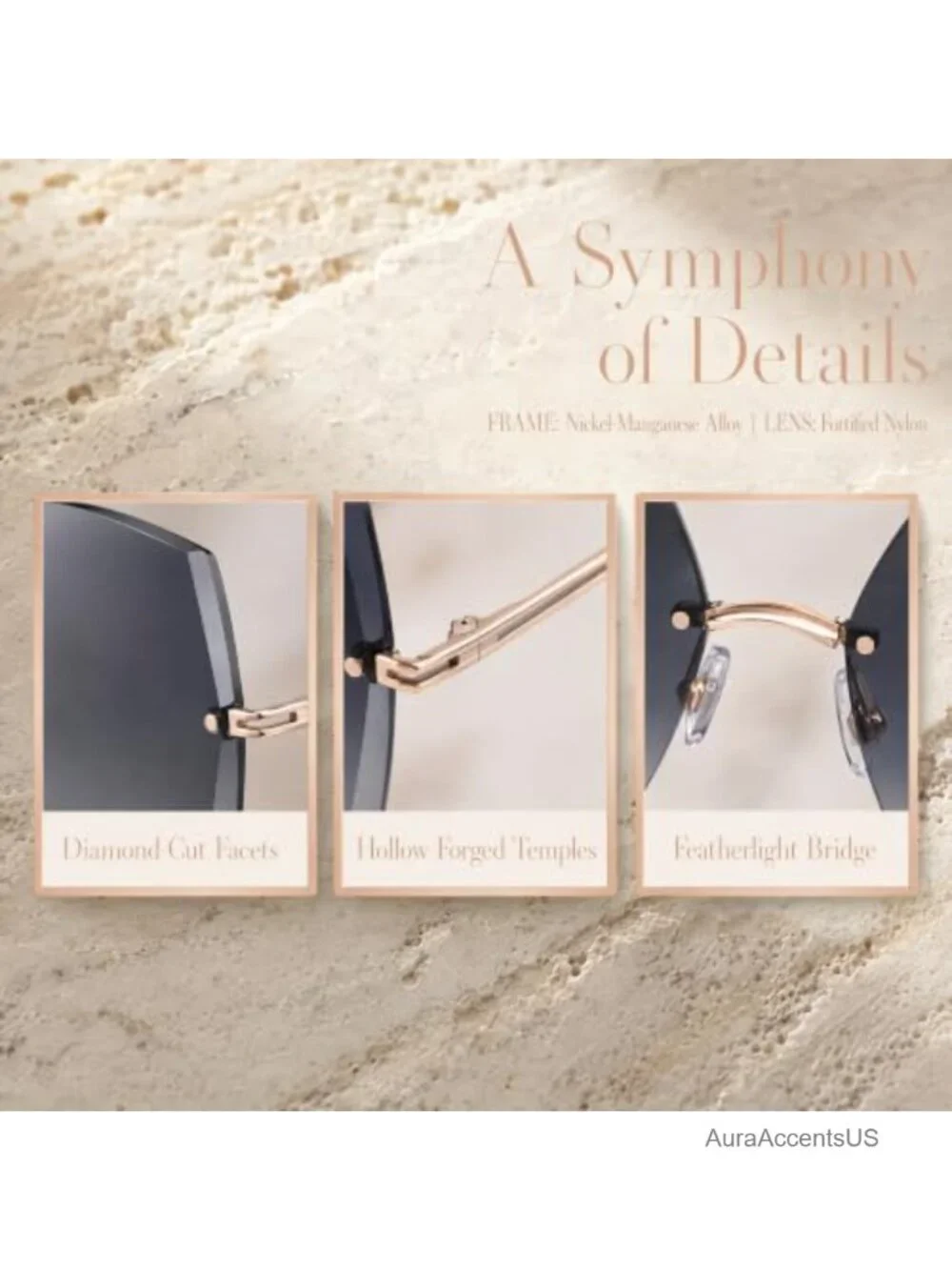 N/A rimless oversized