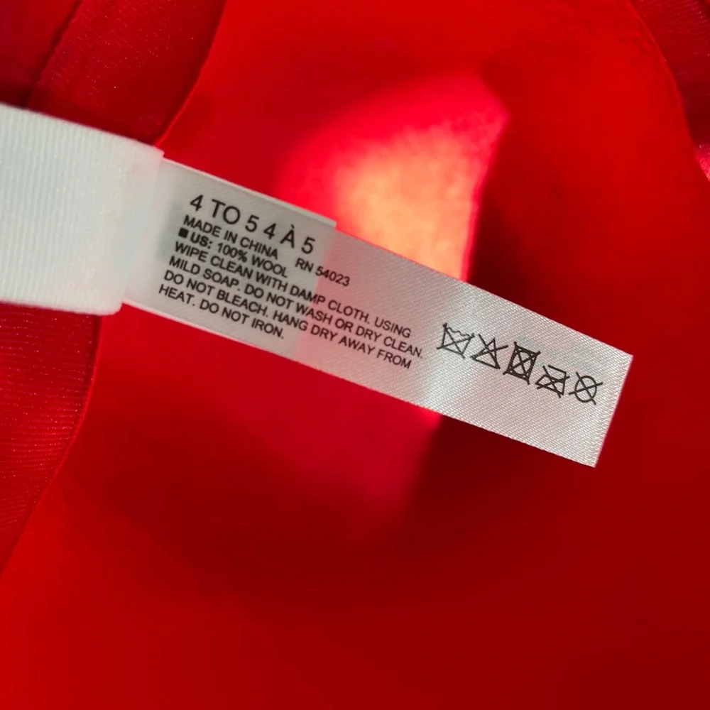 NWT Janie and Jack bow tie red hat /little girl 4-5T