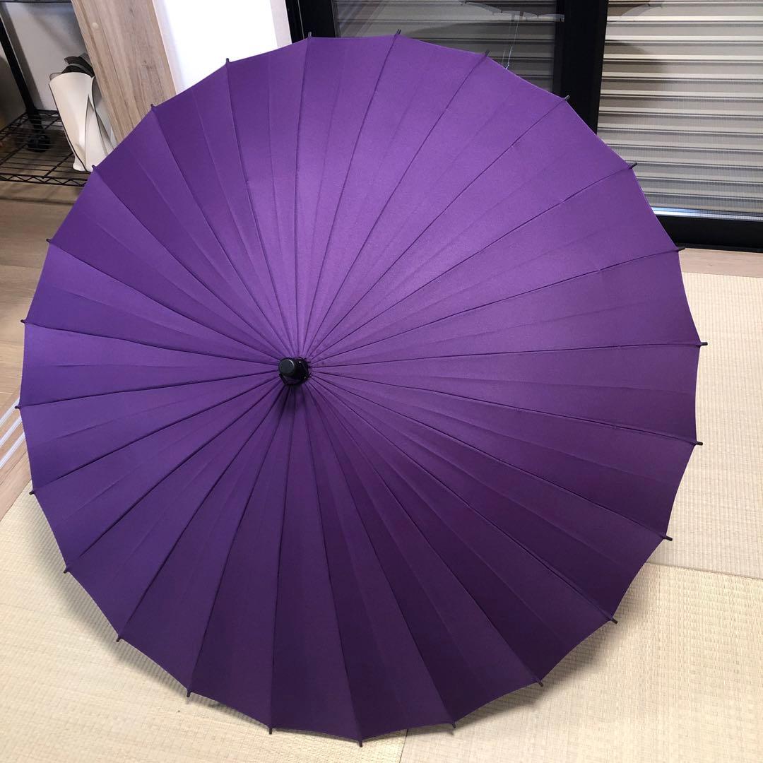 Yanagi Suian's purple Japanese umbrella, 40cm in diameter.