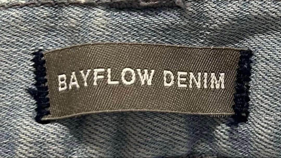 BAYFLOW Slim Skinny Denim, Distressed, Light Blue, W30