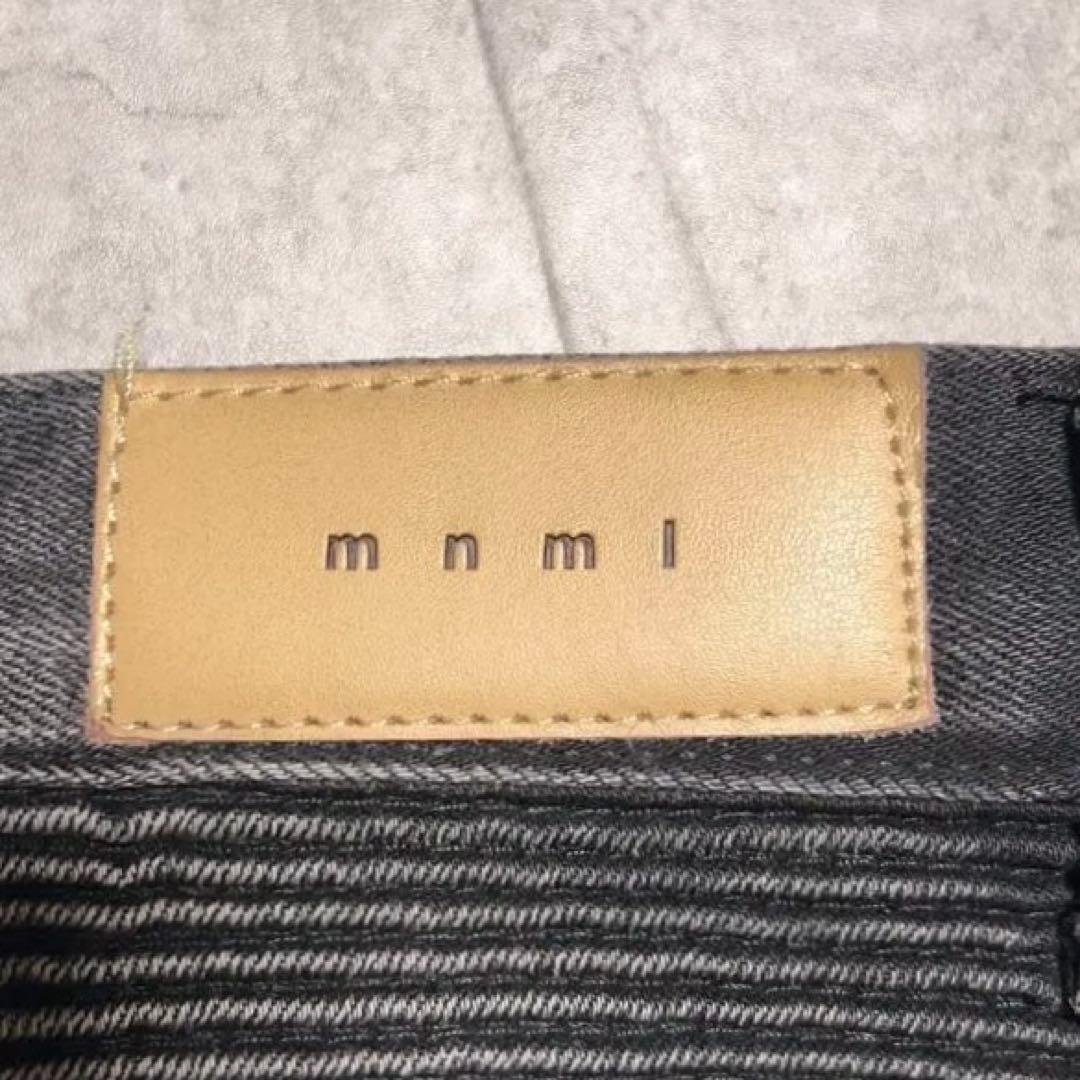 Rare Find: mnml Minimalist Black Biker Denim with Hem Zips - Size 30