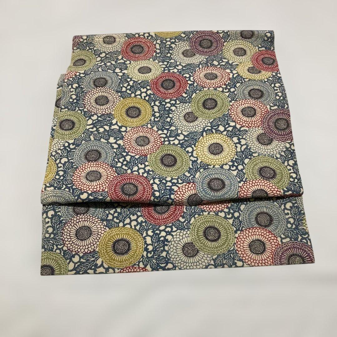 Two-piece obi, pre-tied obi, chrysanthemum, materials, otaiko