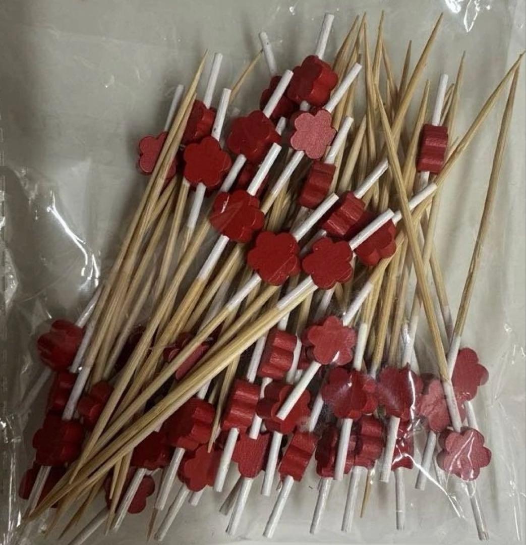 Kanzashi Skewers, Plum Blossom Shaped Picks, Bento Picks, Cherry Blossom Viewing, Excursions, Picnics