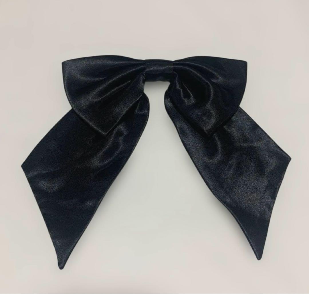 Ribbon Black Gold Collar Bag Decoration