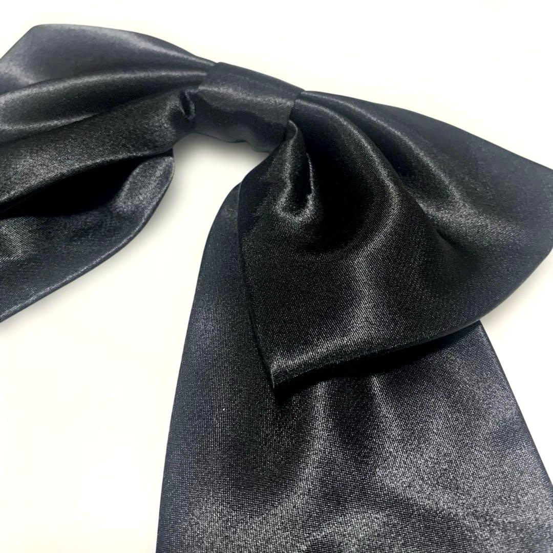 Ribbon Black Gold Collar Bag Decoration