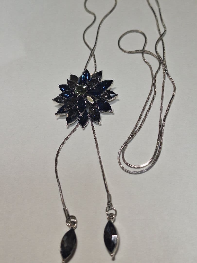 Vintage Sapphire-Style Bolo Tie