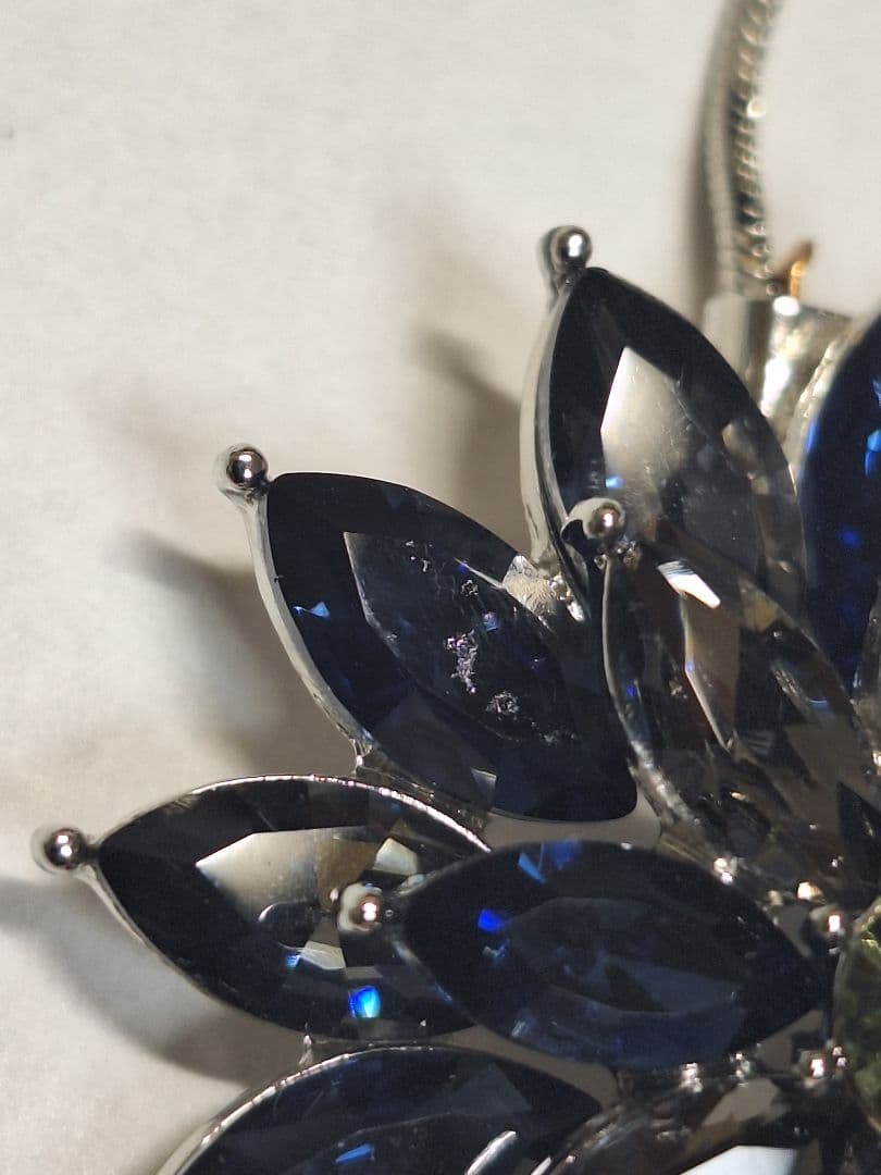Vintage Sapphire-Style Bolo Tie