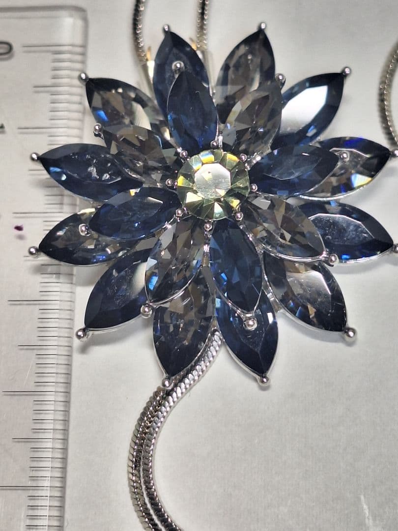 Vintage Sapphire-Style Bolo Tie