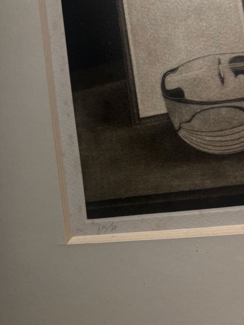 Katsuhiko Yoshida [Lullaby] Copperplate Etching, Limited Edition of 80