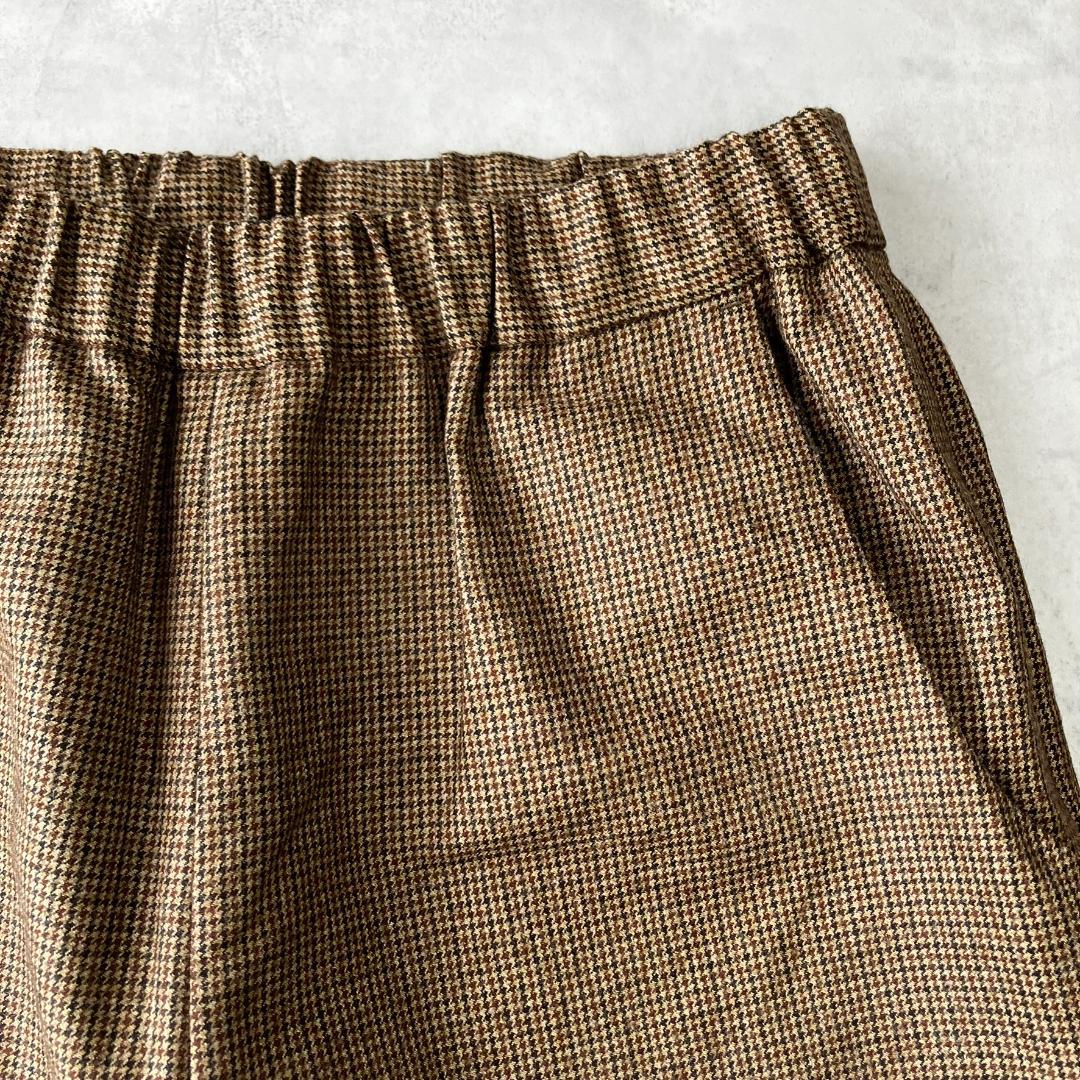Beautiful condition Morris & Sons Gun Club Check Wide Easy Pants Wool 1031