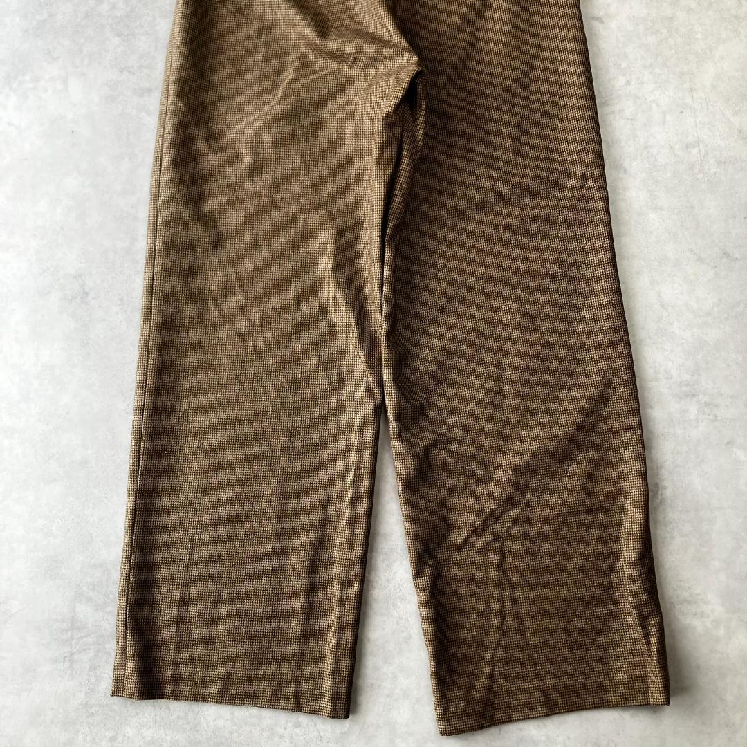 Beautiful condition Morris & Sons Gun Club Check Wide Easy Pants Wool 1031