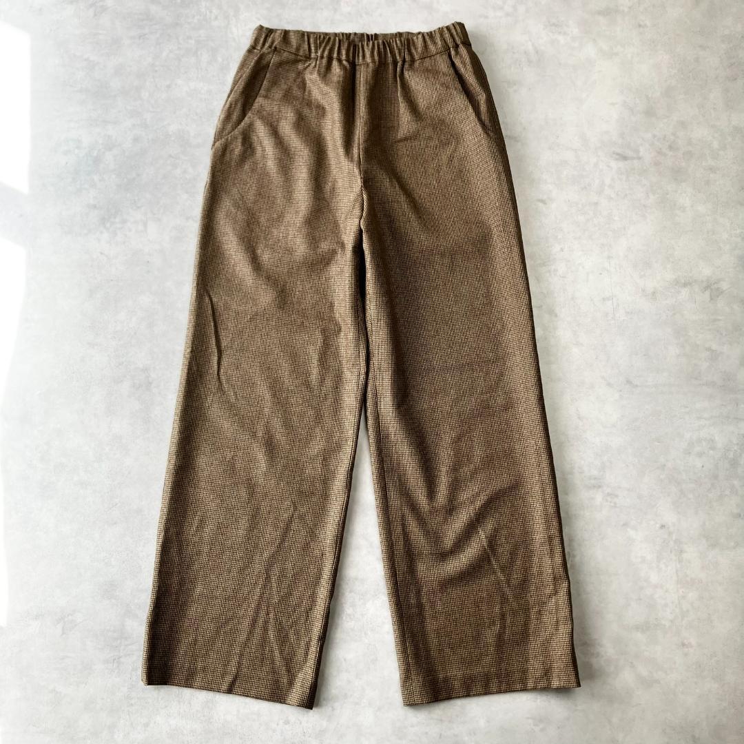 Beautiful condition Morris & Sons Gun Club Check Wide Easy Pants Wool 1031
