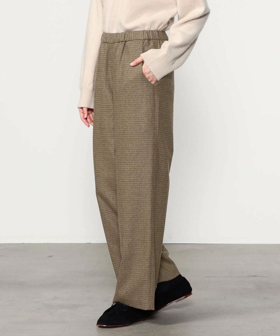 Beautiful condition Morris & Sons Gun Club Check Wide Easy Pants Wool 1031