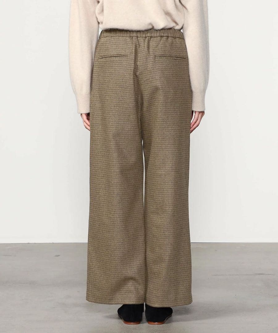 Beautiful condition Morris & Sons Gun Club Check Wide Easy Pants Wool 1031
