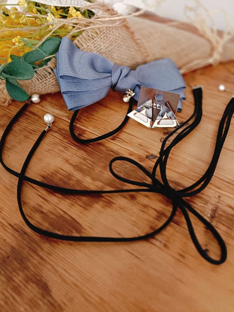 Ribbon Loop Tie Earrings