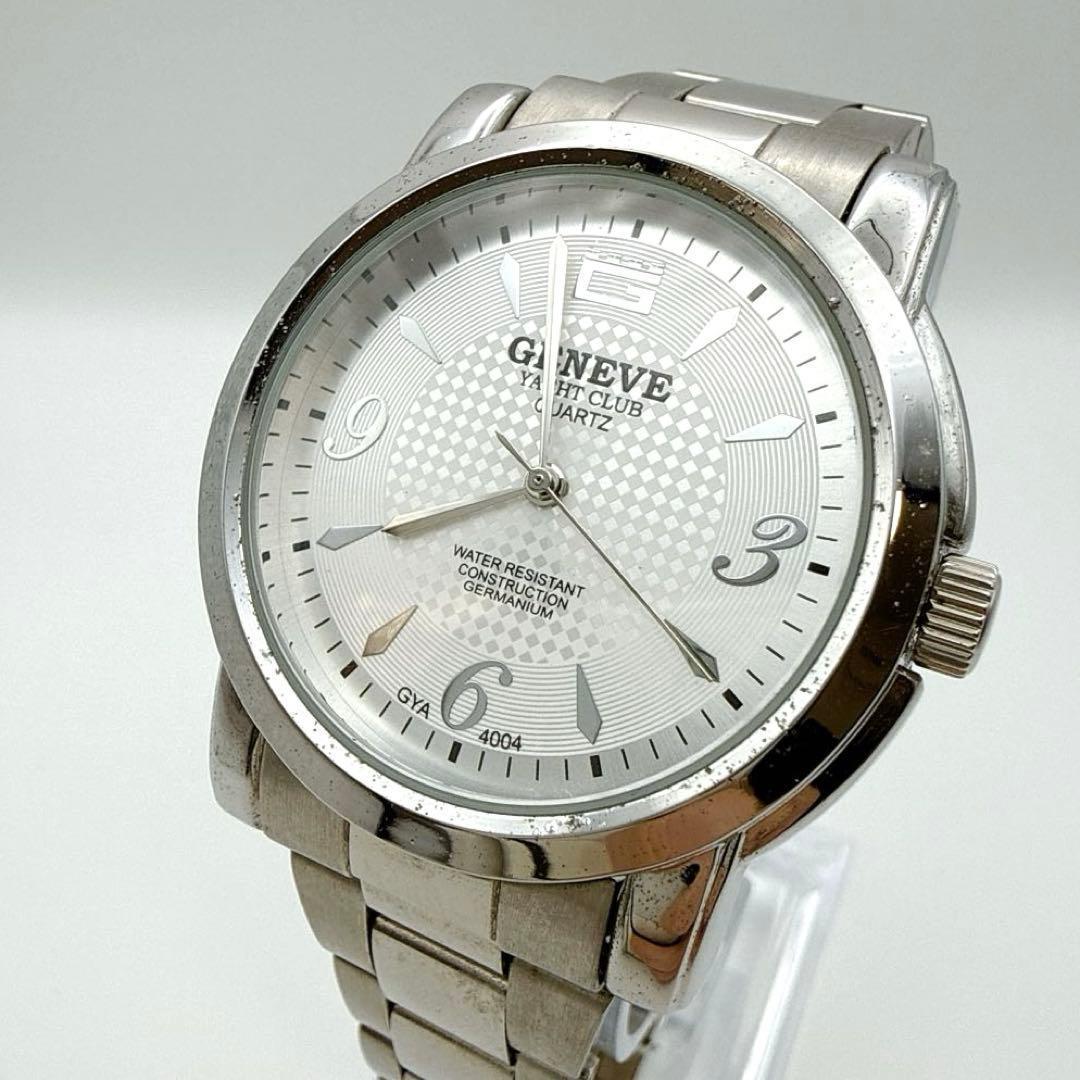 【Rare】GENEVE YACHT CLUB Quartz Men's Watch Germanium