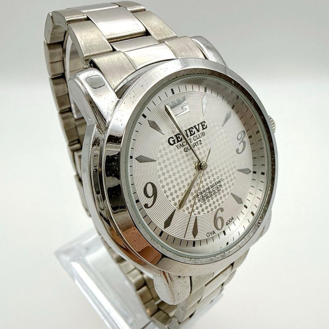 【Rare】GENEVE YACHT CLUB Quartz Men's Watch Germanium